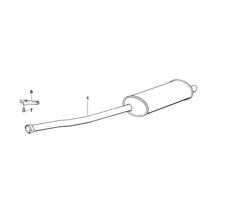 Bmw genuine rear bracket - bmw,