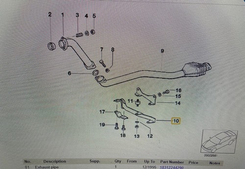 Genuine bmw e36 exhaust - e36,